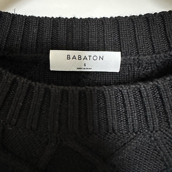 Babaton cable knit sweater - Picture 4 of 4